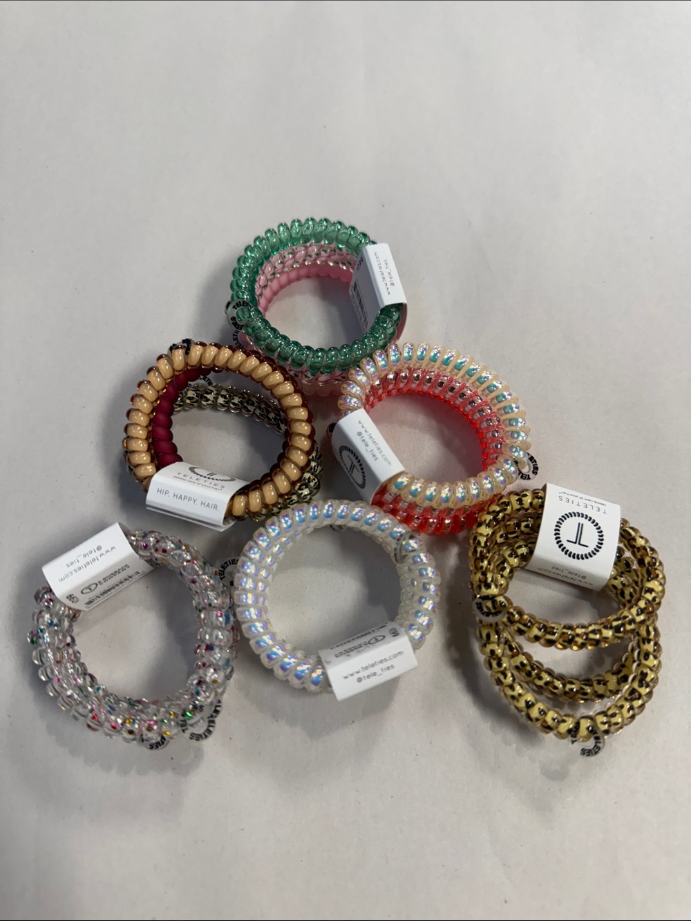 Small Teleties set of 6